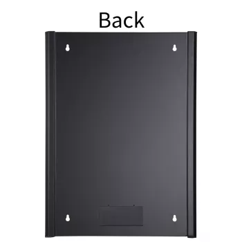 Rack a parete LOGON RWM16U45BL 16U nero con serratura a chiave e gestione cavi