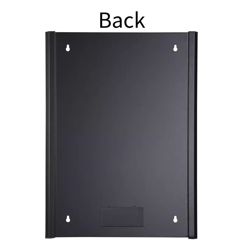 Rack a parete LOGON RWM16U45BL 16U nero con serratura a chiave e gestione cavi