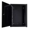Armadio a parete LOGON RWM16U56BL 16U nero con serratura a chiave e gestione cavi