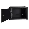 Armadio a parete LOGON RWP07U45BL 7U nero con serratura a chiave