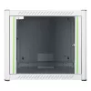 Armadio a parete LOGON RWP09U56WH 9U bianco con serratura a chiave