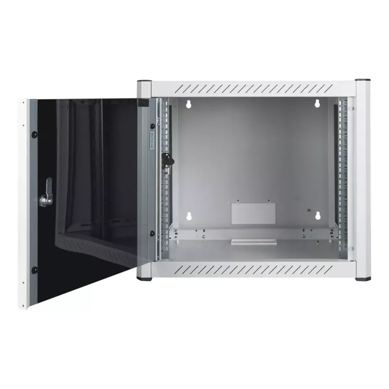Armadio a parete LOGON RWP09U56WH 9U bianco con serratura a chiave