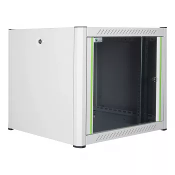 Armadio a parete LOGON RWP09U56WH 9U bianco con serratura a chiave