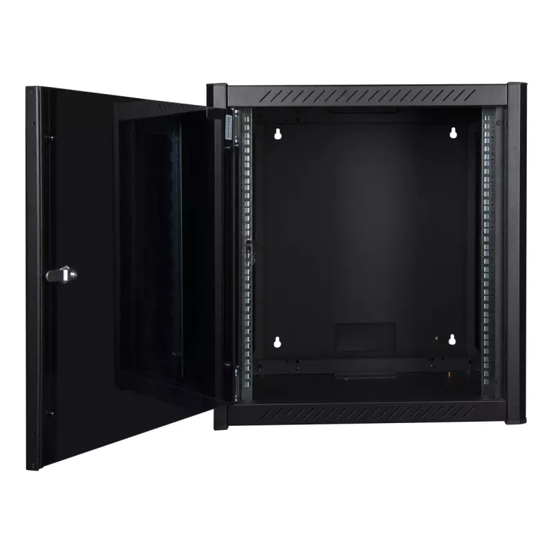 Rack a parete LOGON RWP12U56BL 12U nero con serratura a chiave