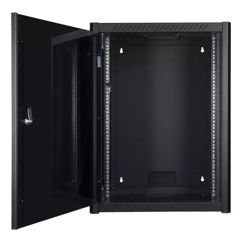 Rack a parete LOGON RWP16U45BL 16U nero con serratura a chiave