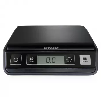 Bilancia digitale per spedizioni DYMO M2 | portata 2 kg bilancia postale USB | formato compatto 18,5 cm L x 16,1 cm P x 4,4 cm A