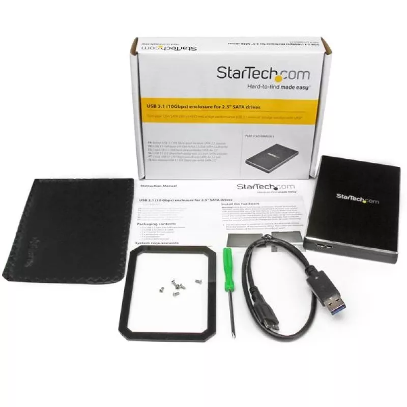 StarTech.com Case USB 3.1 (10 Gbps) per unità SATA da 2,5