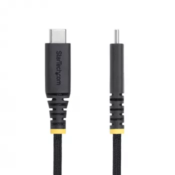 StarTech.com cavo di ricarica USB-C da 1,8 m (2 m), robusto e ultra-flessibile, 240 W (5 A) PD EPR, cavo di ricarica per laptop USB 2.0, certificato USB-IF, cavo di ricarica USB-C resistente