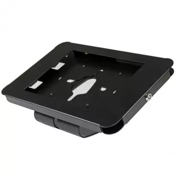 Supporto tablet sicuro StarTech.com - montaggio a scrivania o a parete, nero, 24,6 cm (9,7 pollici), iPad 9,7 pollici, acciaio, 1,3 cm, chiave