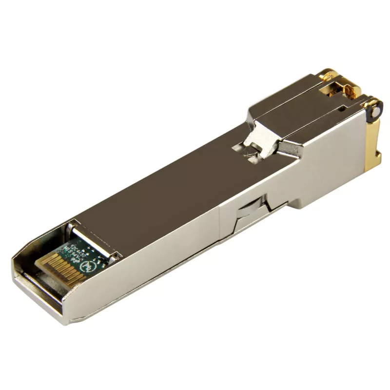 Modulo ricetrasmettitore SFP conforme MSA StarTech.com - 1000BASE-TX~modulo SFP non codificato MSA - 1000BASE-TX - SFP su RJ45 Cat6/Cat5e - 1GE Gigabit Ethernet SFP - RJ-45 100 m