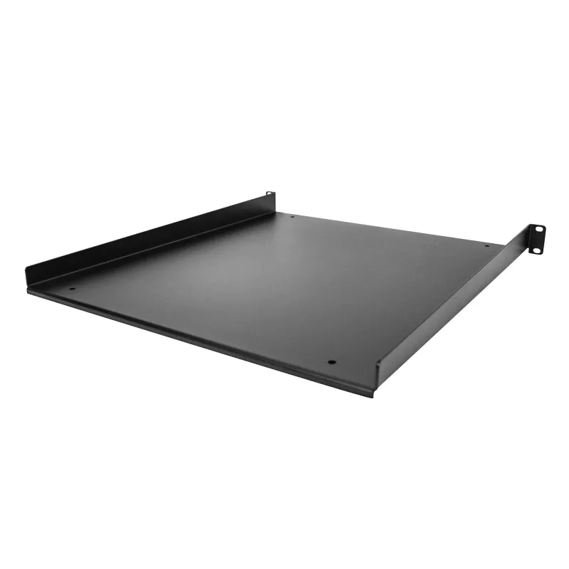 StarTech.com SHELF-1U-20-FIXED-S ripiano a sbalzo fisso 1U da 19 pollici per rack server, montaggio frontale, portata 25 kg (55 lb), profondità 50 cm (20 pollici)