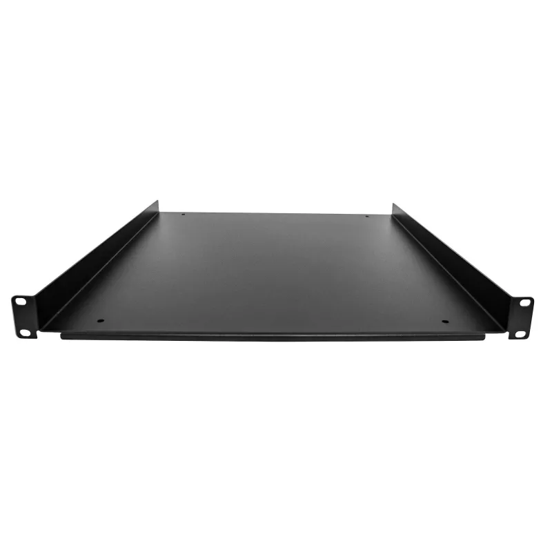 StarTech.com SHELF-1U-20-FIXED-S ripiano a sbalzo fisso 1U da 19 pollici per rack server, montaggio frontale, portata 25 kg (55 lb), profondità 50 cm (20 pollici)