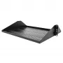 StarTech.com ripiano per rack server 2U, mensola universale ventilata a montaggio centrale per armadio di rete 19 pollici, acciaio robusto, portata 91 kg, profondità 356 mm, nero