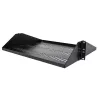 StarTech.com ripiano per rack server 2U, mensola universale ventilata a montaggio centrale per armadio di rete 19 pollici, acciaio robusto, portata 91 kg, profondità 356 mm, nero