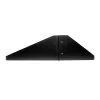 StarTech.com ripiano per rack server 2U, mensola universale ventilata a montaggio centrale per armadio di rete 19 pollici, acciaio robusto, portata 91 kg, profondità 356 mm, nero