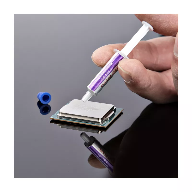 StarTech.com pasta termica, confezione da 5 siringhe richiudibili (1,5 g ciascuna), composto a base di ossido metallico, pasta termica per dissipatore CPU