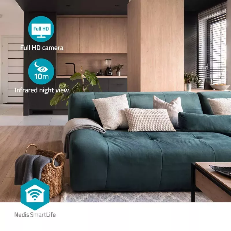 Telecamera di videosorveglianza IP Nedis SIMCBO50WT