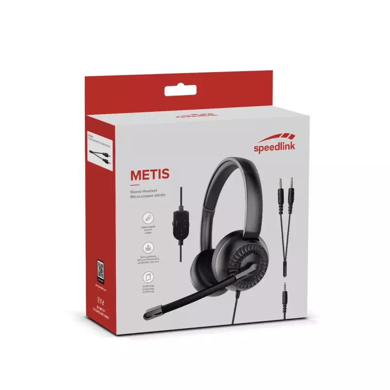 Cuffie SPEEDLINK METIS con filo Gaming nero