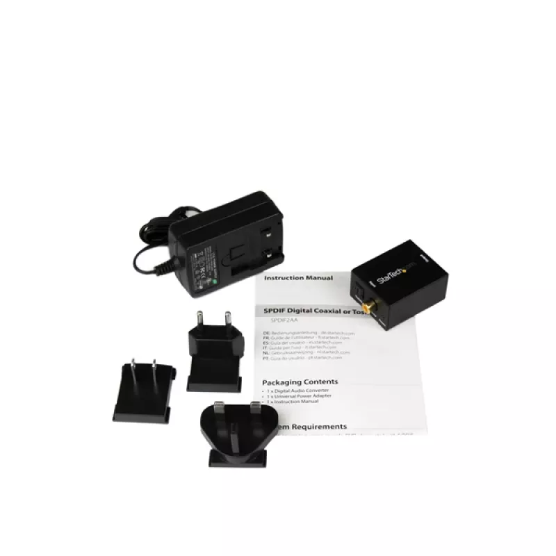 StarTech.com SPDIF convertitore audio digitale coassiale o ottico Toslink su stereo RCA