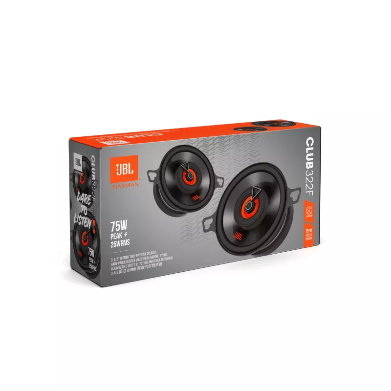 JBL Club 322F altoparlanti per auto rettangolari 2 vie 75 W 2 pezzi
