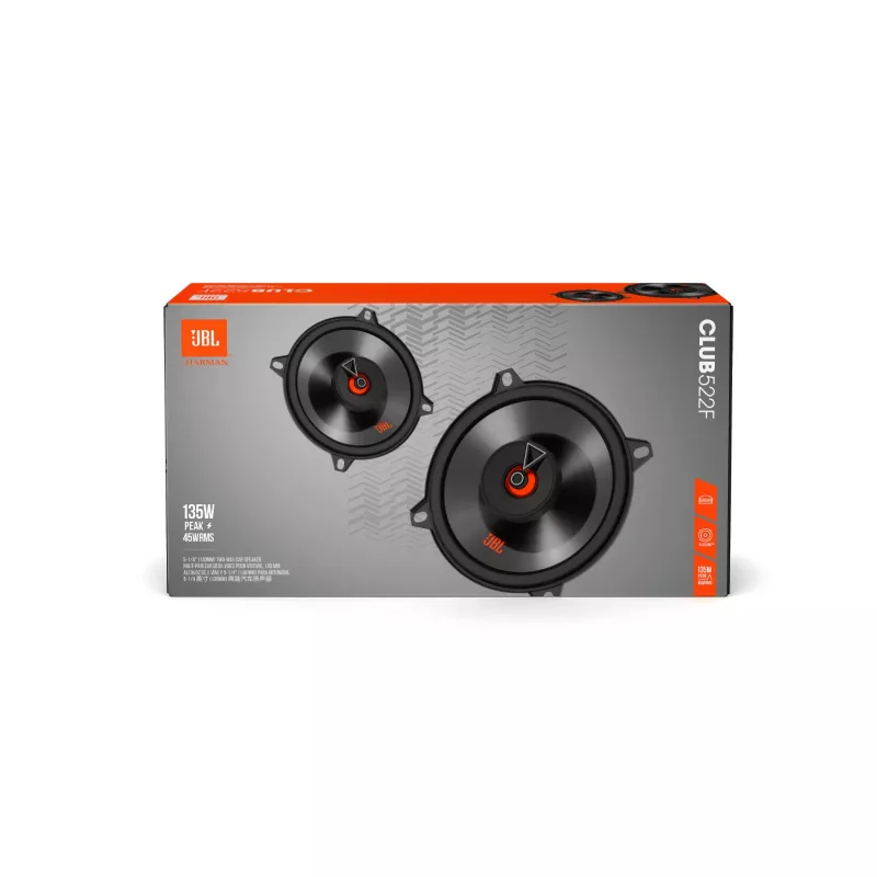 JBL Club 522F altoparlanti per auto rotondi 2 vie 135 W 2 pz.