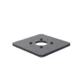 Ergonomic Solutions SpacePole POS piastra di base 150x150mm 5mm, piastra POS, nero, metallo, 150 mm, 150 mm, 12 mm