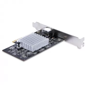 StarTech.com scheda di rete PCIe 1 porta 10Gbps, scheda di rete per PC/server, scheda Ethernet PCIe a sei velocità con supporto Jumbo Frame, scheda interfaccia NIC/LAN, 10GBASE-T e NBASE-T