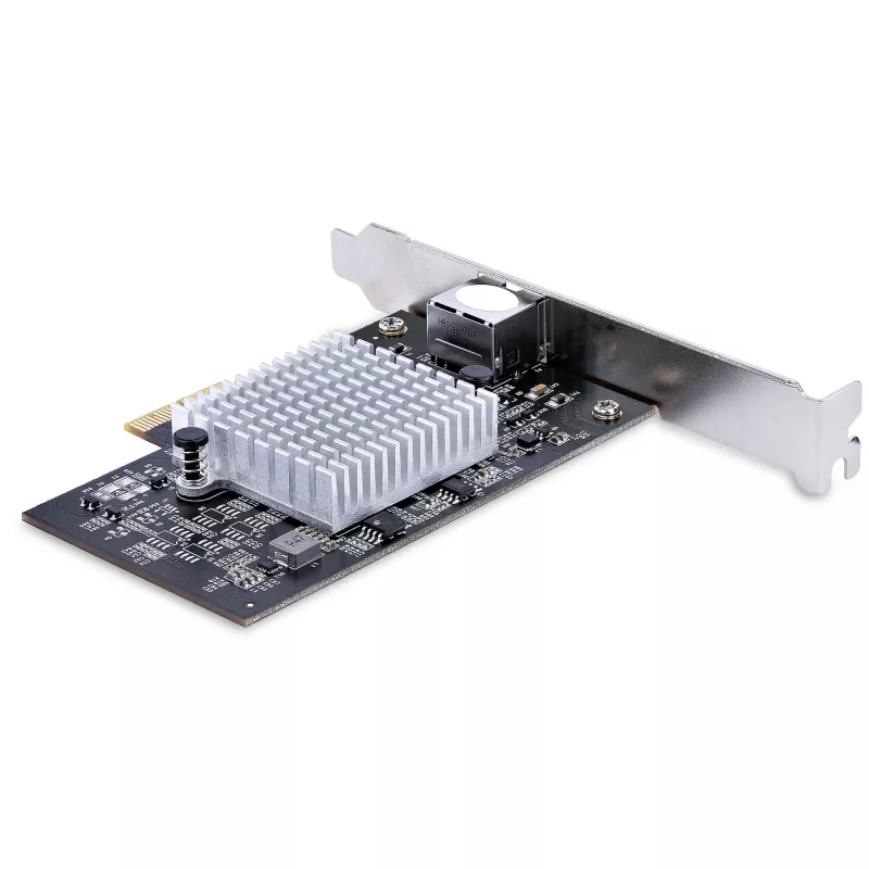 StarTech.com scheda di rete PCIe 1 porta 10Gbps, scheda di rete per PC/server, scheda Ethernet PCIe a sei velocità con supporto Jumbo Frame, scheda interfaccia NIC/LAN, 10GBASE-T e NBASE-T
