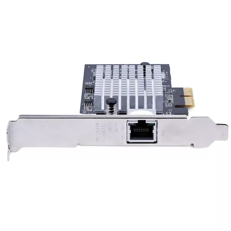 StarTech.com scheda di rete PCIe 1 porta 10Gbps, scheda di rete per PC/server, scheda Ethernet PCIe a sei velocità con supporto Jumbo Frame, scheda interfaccia NIC/LAN, 10GBASE-T e NBASE-T