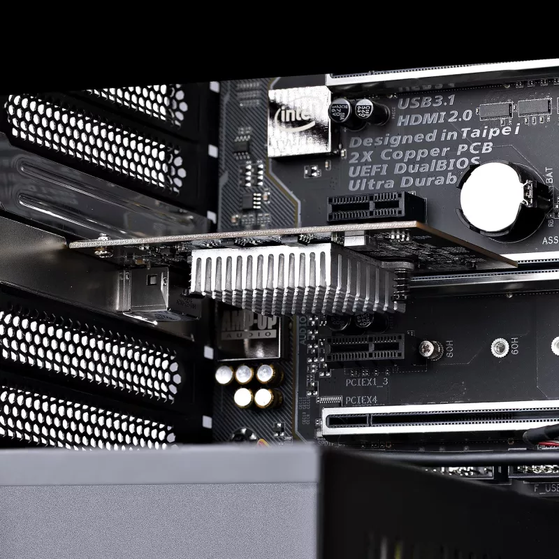StarTech.com scheda di rete PCIe 1 porta 10Gbps, scheda di rete per PC/server, scheda Ethernet PCIe a sei velocità con supporto Jumbo Frame, scheda interfaccia NIC/LAN, 10GBASE-T e NBASE-T