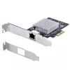 StarTech.com scheda di rete PCIe 1 porta 10Gbps, scheda di rete per PC/server, scheda Ethernet PCIe a sei velocità con supporto Jumbo Frame, scheda interfaccia NIC/LAN, 10GBASE-T e NBASE-T