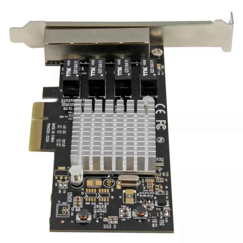 StarTech.com scheda di rete Gigabit Ethernet 4 porte – PCI Express, Intel I350 NIC