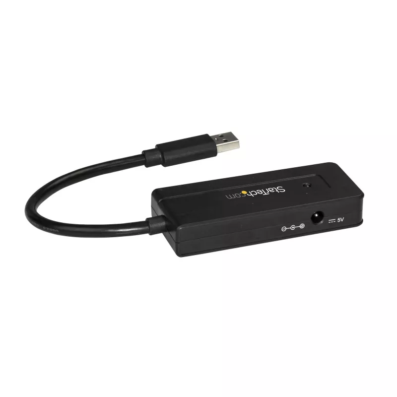 StarTech.com hub USB 3.0 4 porte (SuperSpeed 5 Gbit/s) con ricarica rapida – hub USB 3.1 Gen 1 Type-A portatile per laptop/desktop – USB bus-powered o autoalimentato per alte prestazioni – mini/compatto