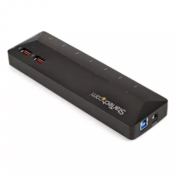 StarTech.com hub USB 3.0 7 porte con porte di ricarica dedicate - 2 porte da 2.4A~Hub USB 3.0 7 porte (5Gbps) con porte di ricarica dedicate - 2 porte da 2.4A