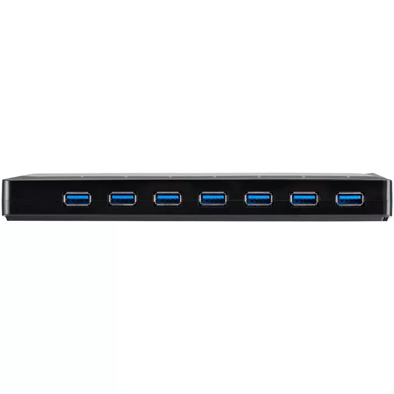 StarTech.com hub USB 3.0 7 porte con porte di ricarica dedicate - 2 porte da 2.4A~Hub USB 3.0 7 porte (5Gbps) con porte di ricarica dedicate - 2 porte da 2.4A