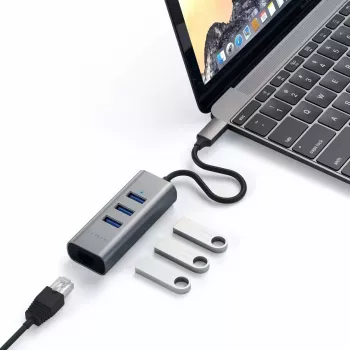 Dock per laptop Satechi ST-TC2N1USB31AM