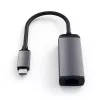 Satechi ST-TCENM adattatore da USB-C a Gigabit Ethernet, alluminio, grigio siderale
