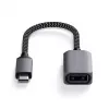Cavo USB Satechi ST-UCATCM USB-C a USB-A, USB 3.2 Gen 1 (5 Gbit/s), grigio