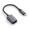 Cavo USB Satechi ST-UCATCM USB-C a USB-A, USB 3.2 Gen 1 (5 Gbit/s), grigio