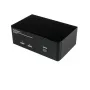 Switch KVM USB StarTech.com 2 porte Dual DisplayPort con audio e hub USB 2.0