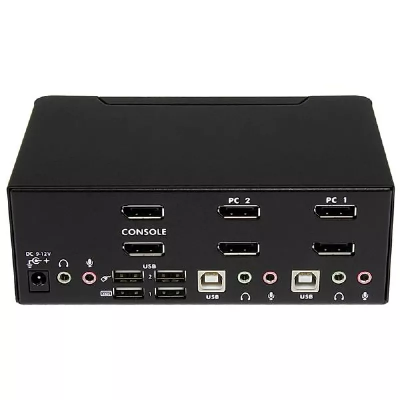 Switch KVM StarTech.com 2 porte DisplayPort doppio monitor – 4K 60Hz