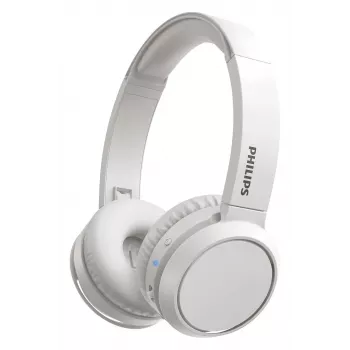 Cuffie/headset Philips serie 4000 TAH4205WT/00 wireless ad archetto chiamate/musica USB Type-C Bluetooth bianco