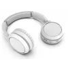 Cuffie/headset Philips serie 4000 TAH4205WT/00 wireless ad archetto chiamate/musica USB Type-C Bluetooth bianco