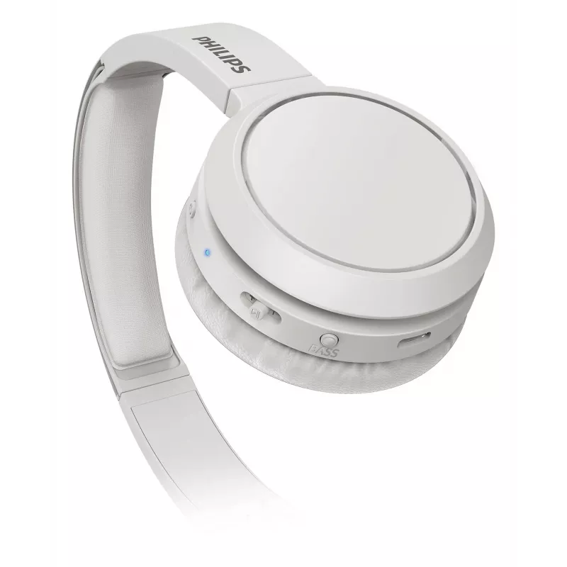 Cuffie/headset Philips serie 4000 TAH4205WT/00 wireless ad archetto chiamate/musica USB Type-C Bluetooth bianco