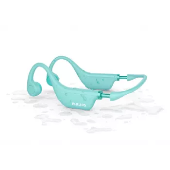 Cuffie/headset Philips TAK4607GR/00 wireless ad archetto musica Bluetooth verde