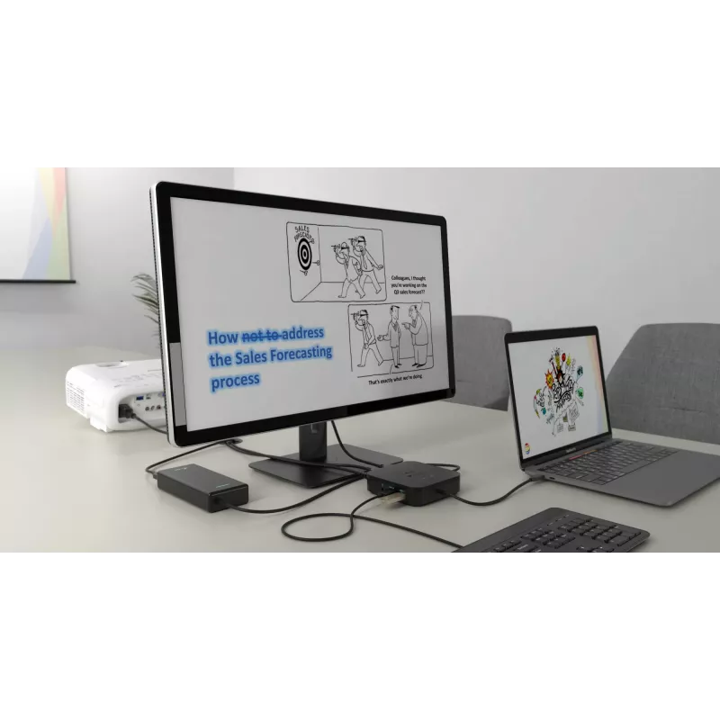 Dock da viaggio i-tec Thunderbolt 3 doppio display 4K + Power Delivery 60W