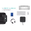Dock da viaggio i-tec Thunderbolt 3 doppio display 4K + Power Delivery 60W