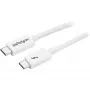 StarTech.com Cavo Thunderbolt 3 – 20 Gbit/s – 1 m – bianco – compatibile Thunderbolt, USB e DisplayPort