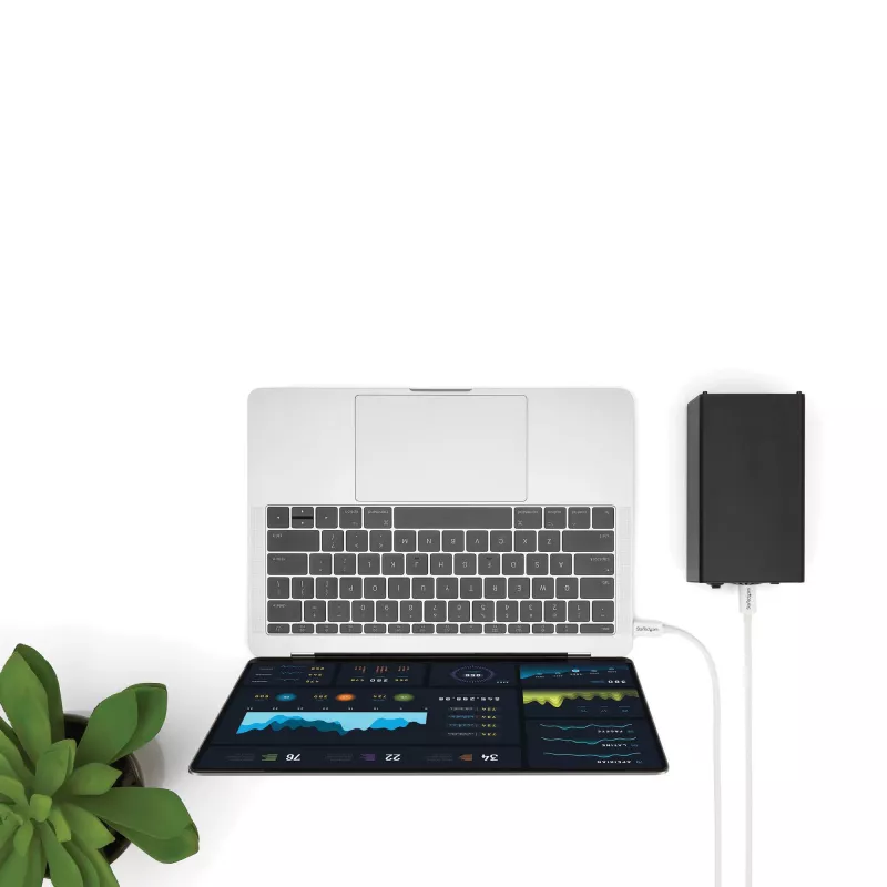 StarTech.com Cavo Thunderbolt 3 – 20 Gbit/s – 1 m – bianco – compatibile Thunderbolt, USB e DisplayPort