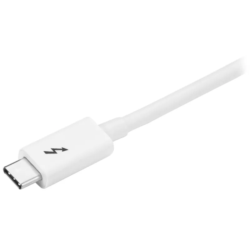 StarTech.com Cavo Thunderbolt 3 – 20 Gbit/s – 1 m – bianco – compatibile Thunderbolt, USB e DisplayPort